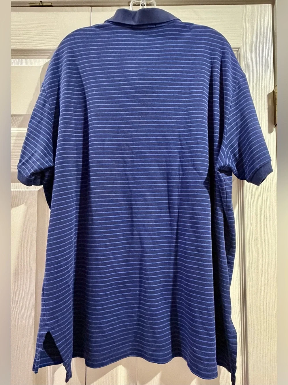 Polo Ralph Lauren Mens XXL Blue Light Blue Short Sleeve Polo Shirt Pony Logo